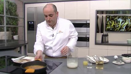 Fricandó d'esturió amb bolets i el seu caviar