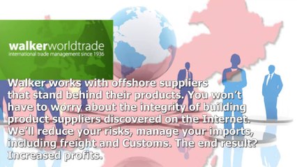 Building Materials China Sourcing Agent | WalkerWorldTrade.com