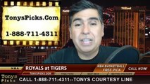 MLB Pick Detroit Tigers vs. Kansas City Royals Odds Prediction Preview 4-2-2014