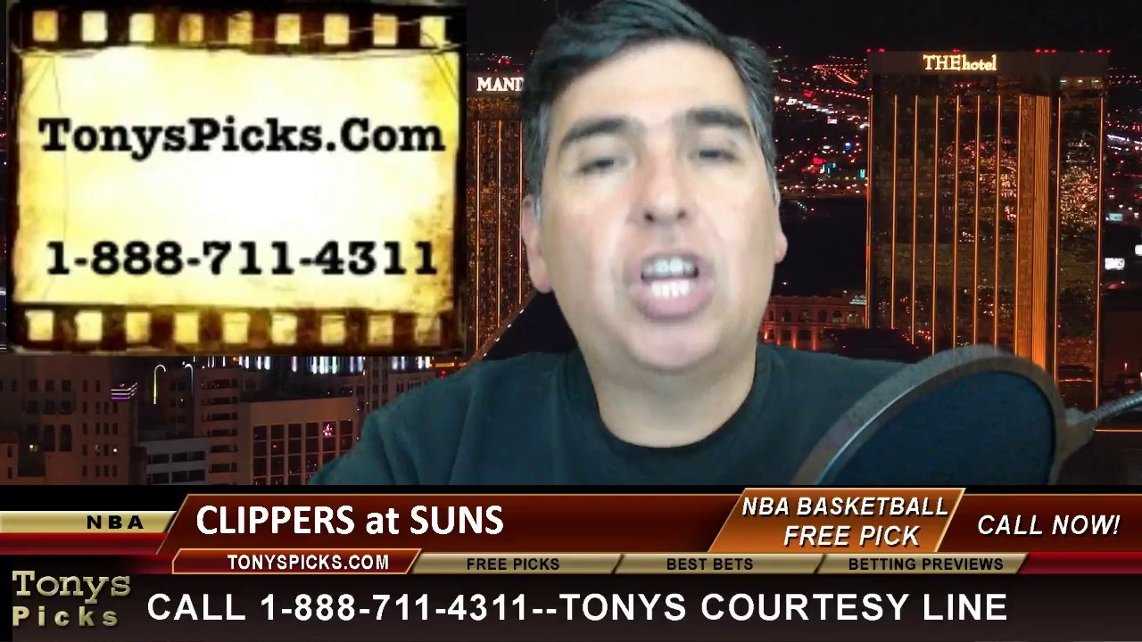 Phoenix Suns vs. LA Clippers Pick Prediction NBA Pro Basketball Odds Preview 4-2-2014