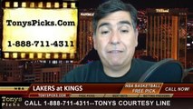 LA Lakers vs. Sacramento Kings Pick Prediction NBA Pro Basketball Odds Preview 4-2-2014