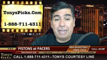 Detroit Pistons vs. Indiana Pacers Pick Prediction NBA Pro Basketball Odds Preview 4-2-2014