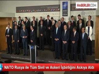 NATO Rusya ile Tüm Sivil ve Askeri İşbirliğini Askıya Aldı