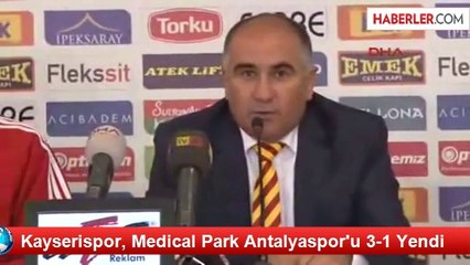 Kayserispor, Medical Park Antalyaspor'u 3-1 Yendi