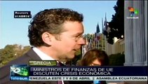 Ministros de Finanzas de UE discuten crisis económica de la región