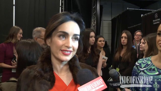 Carolina Herrera NYFW Fall 2014 - Backstage, Interviews & Runway | Videofashion