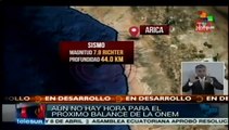 Olas del tsunami tras sismo en Chile llegan a costas de Lima