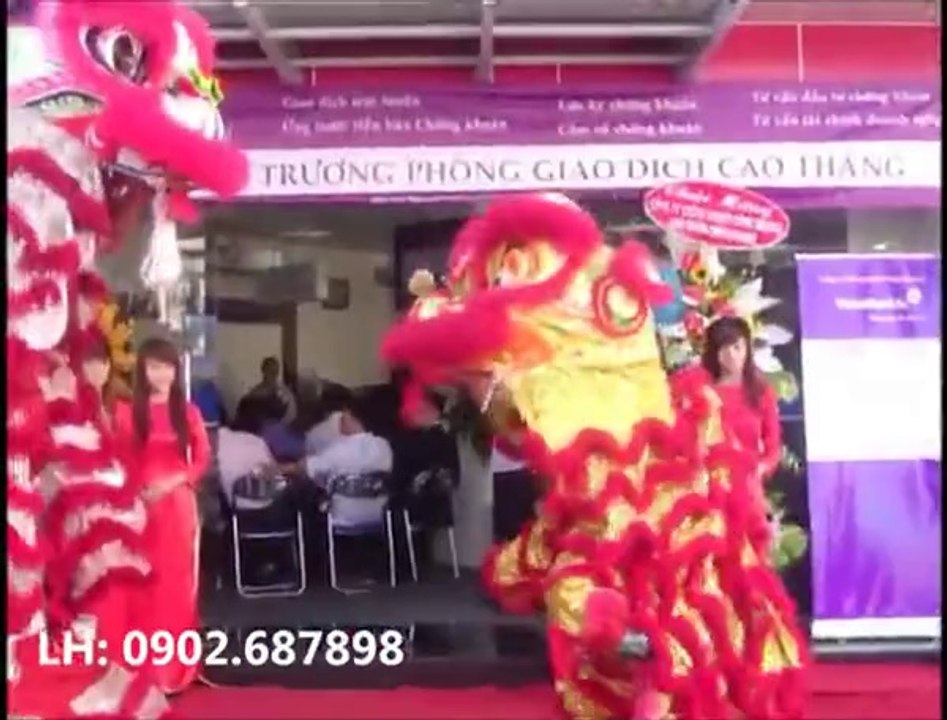 Múa lân chuyên nghiệp tại sài gòn 0902.687898 múa lân sư rồng