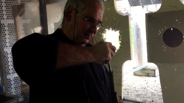 Entraînement de tir avec une arme ancienne