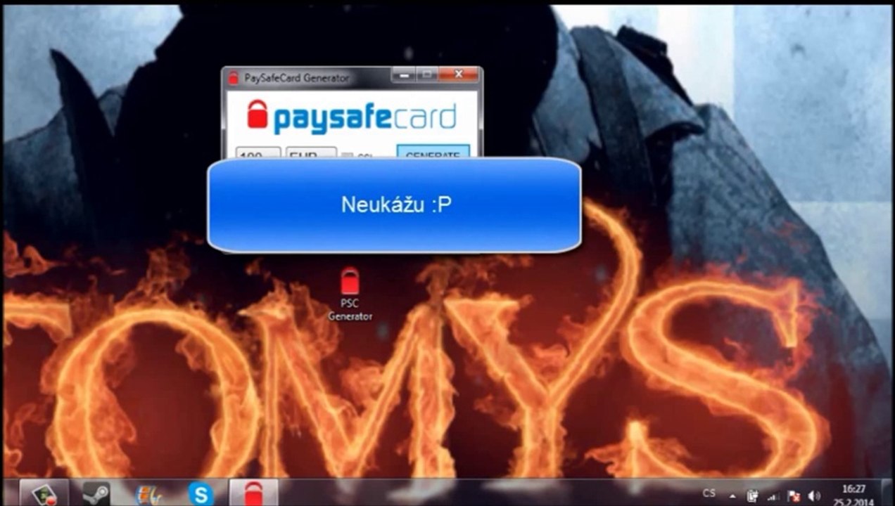 Tutoriál PaySafeCard Generator Générateur de Code Paysafecard Gratuit