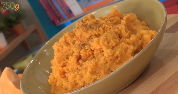Recette de Purée de patates douces - 750 Grammes