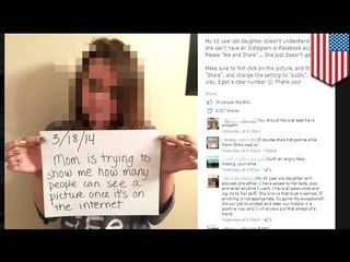 Mom attempt to shame daughter in Facebook lesson backfires as 4Chan makes girl's photo viral