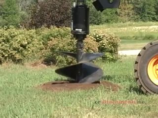 Mini Yükleyici Gehl 5640 Burgu & Matkap Uygulama Görüntüleri