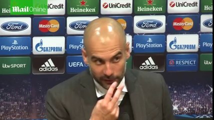 Pep Guardiola loses it with journalist after United draw