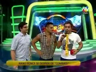 Le Hacen despedida a Nikko Ponce en Reality Combate