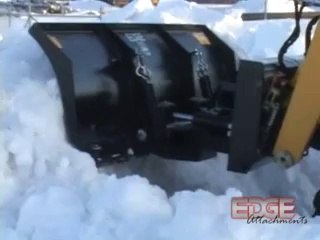 Mini Yükleyici Gehl 6640 Kar Küreme Bıçağı Temizlik Çalışmaları