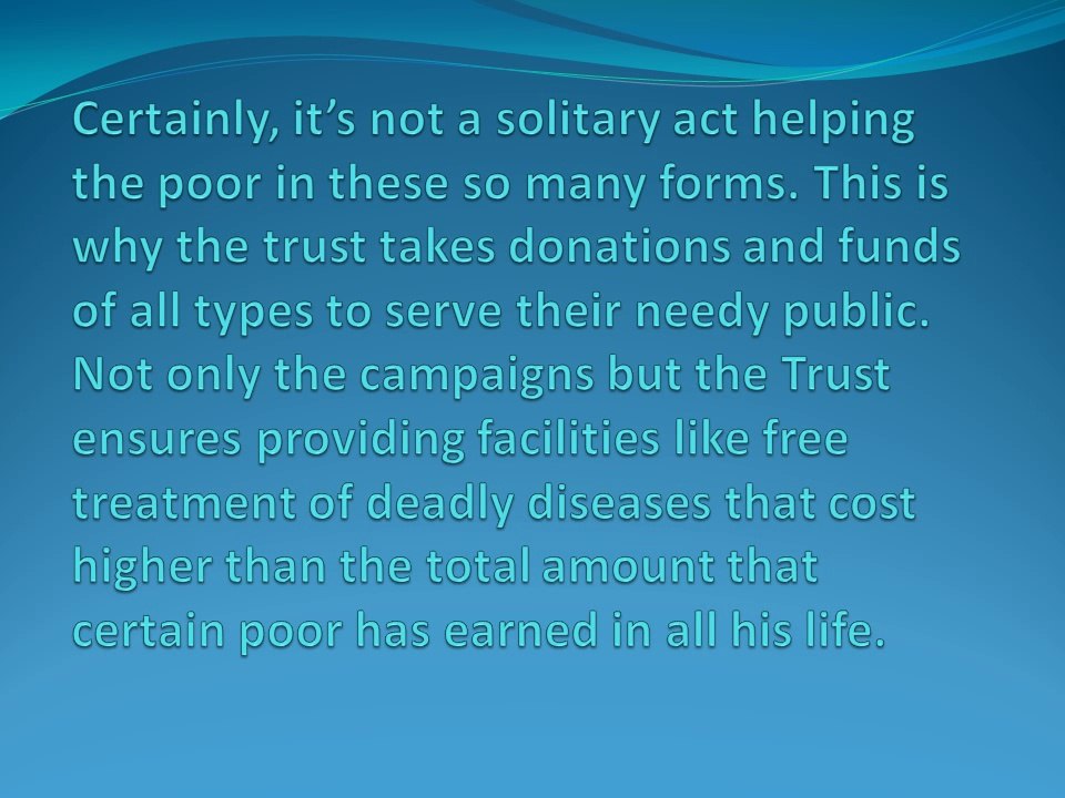 We are Relief India Trust!