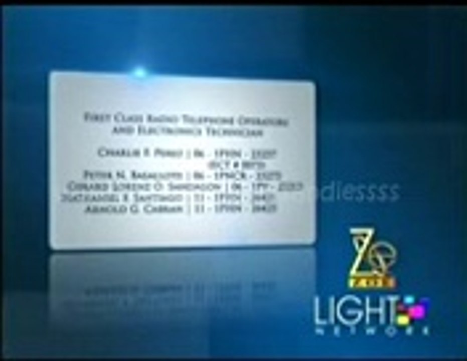 LIGHT NETWORK - Sign on and off [18-MAR-2014]