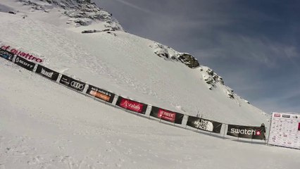 FWT14 - GoPro Run of Bib #5 Jackie Paaso USA - Xtreme Verbier 2014