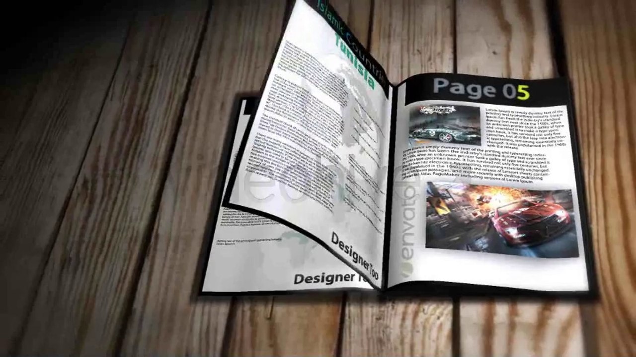 3D Magazine - After Effects Template