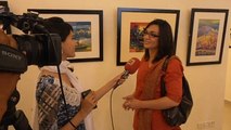 Dunn-ya News Interview Artist Zara Kazmi  At Jharoka Art Gallery,On  Abbas Ali Exhibition