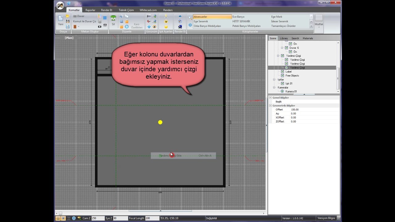 Kareo XE Kolon Ekleme