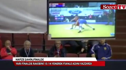Hafize Şahin, finalde