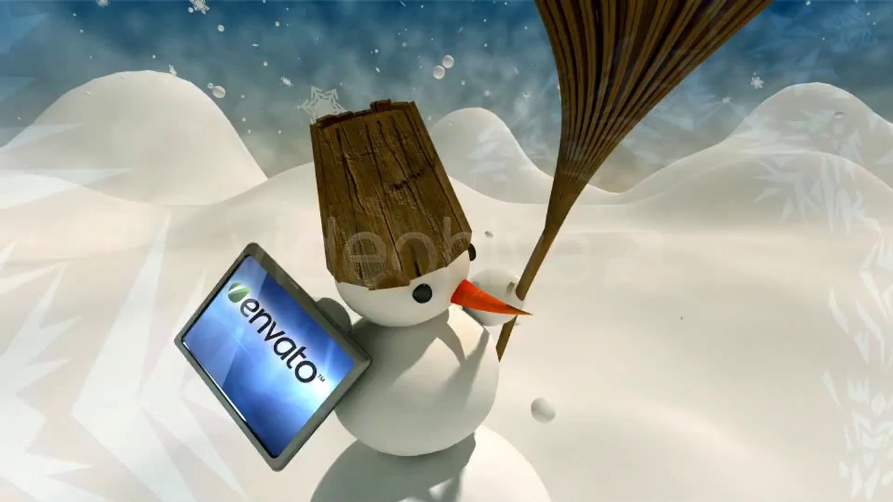 Snow Man Dance - After Effects Template