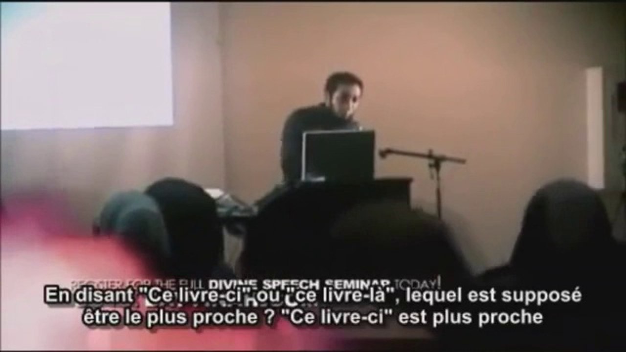 Nouman Ali Khan - La Parole Divine - Divine Speech [Prologue 2] partie 1 sur 2