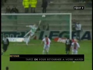 Ajaccio - Lyon 0-1 Juninho