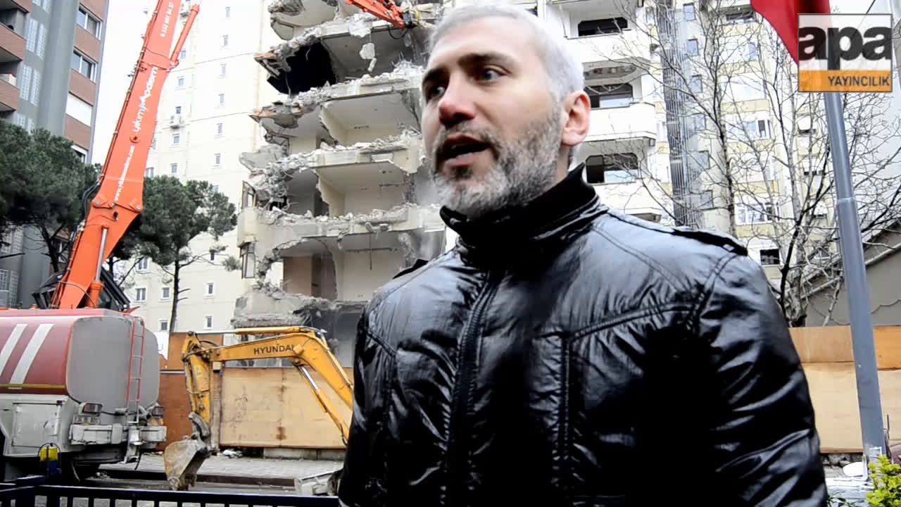 Bostancı’da 11 katlı yıkım