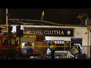 Download Video: At least three feared dead after police helicopter crashes into busy Glasgow pub