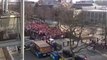 Manchester United vs Bayern Munich : Bayern fans in the street