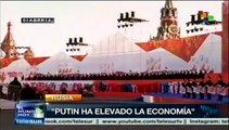 Crimea y avances económicos elevaron 15% la popularidad de Putin