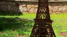 Lebanese designer builds world monuments with sticks