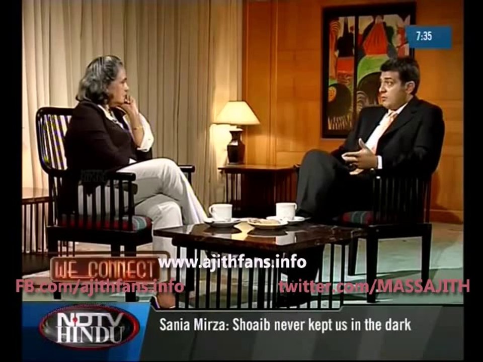 We Connect - Ajith Kumar - NDTV Seg 1