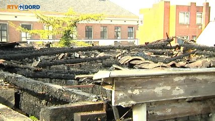 Puinruimen in bekendste winkelstraat van Noord-Nederland - RTV Noord