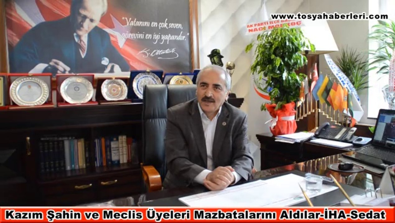 Kazım Şahin Mazbata Töreni