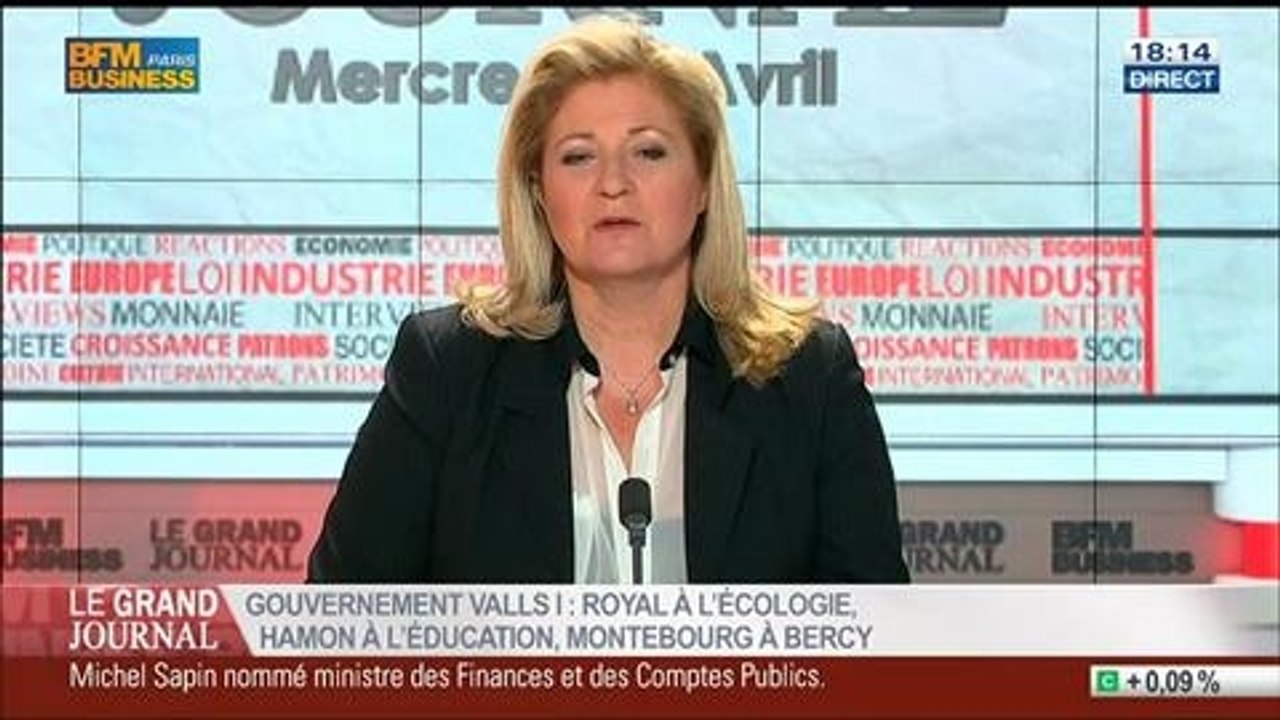 Agnès Bénassy-Quéré, présidente-délégué au Conseil d'analyse économique, dans Le Grand Journal - 02/04 1/4