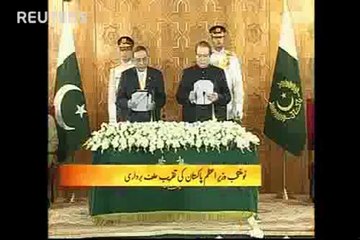 Nawaz Sharif swearing in ceremony 2013