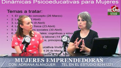 MUJERES EMPRENDEDORAS 1 DE ABRIL DEL 2014