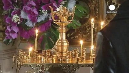 Ukrayna'da muhalif gösterilerde ölen polislere veda töreni