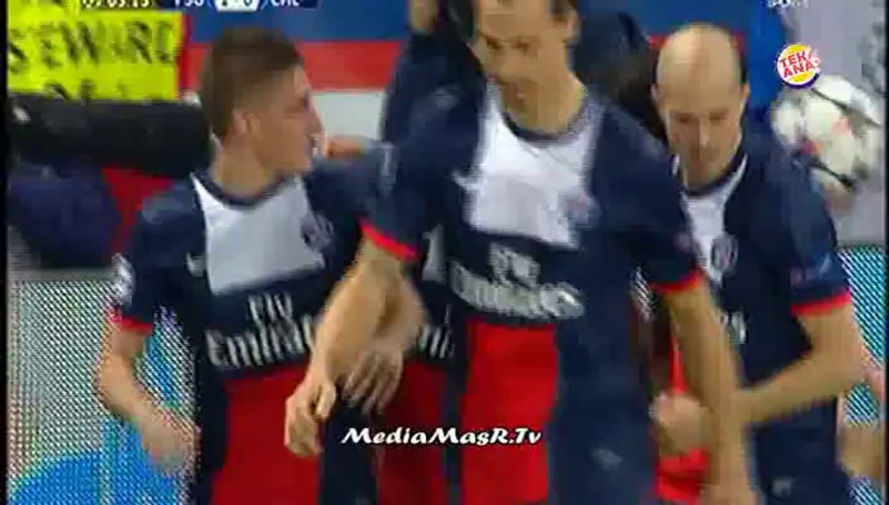 هدف باريس سان جيرمان الاول في تشيلسي - تعليق رؤوف خليف - 2/4/2014