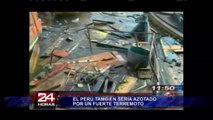 Michelle Bachelet llegó a Iquique para evaluar daños del terremoto