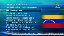 Rechaza gobierno de Venezuela declaraciones injerencistas de la UE