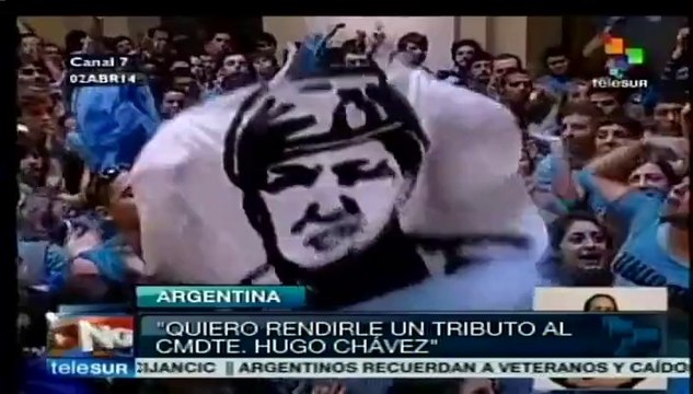 Recuerda presidenta Fernández solidaridad de Hugo Chávez con Malvinas