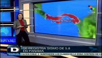 Sismo de 5.8 grados Richter sacude Panamá