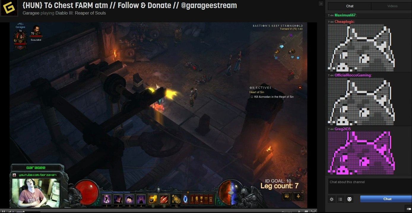 d3 streamer falls asleep