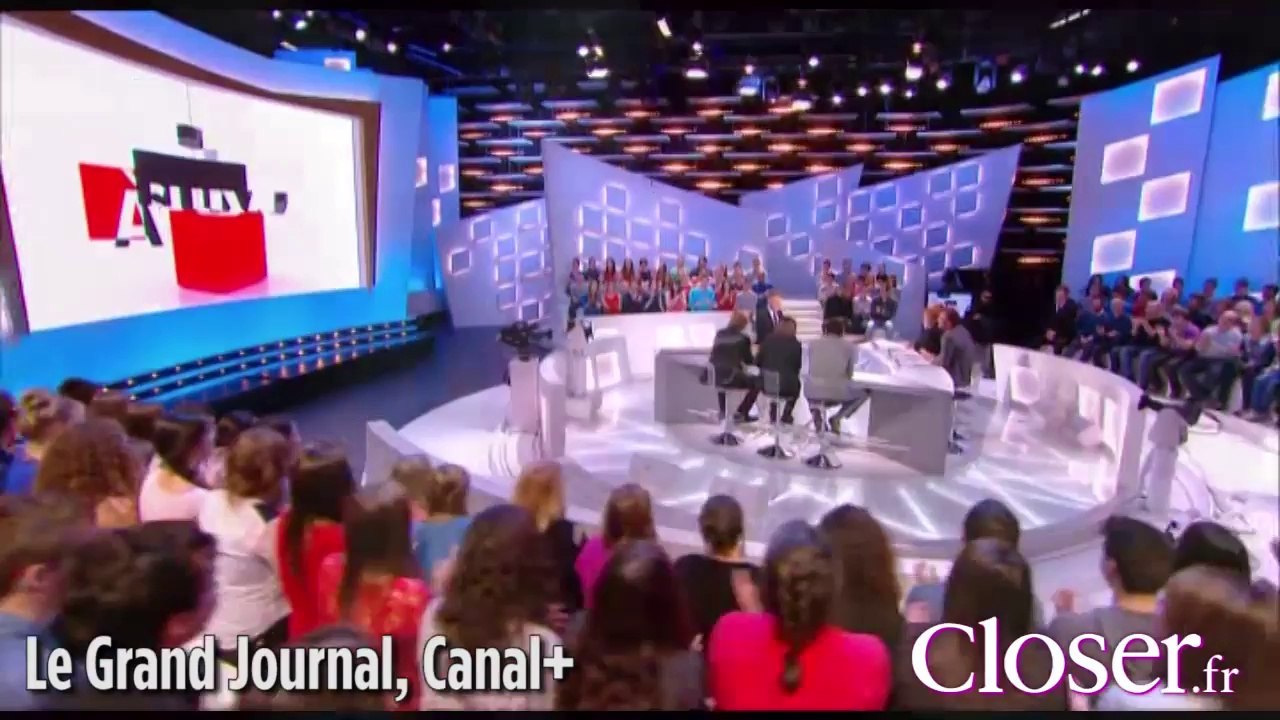Johnny Hallyday rate le lancement de la pub au Grand Journal