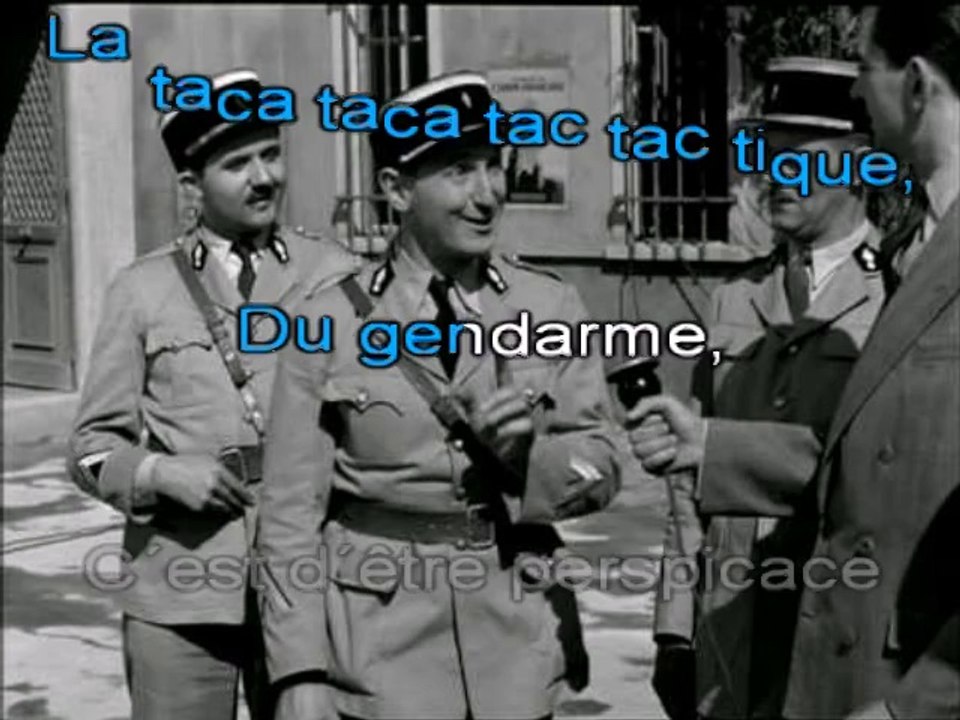 BOURVIL - LA TACTIQUE DU GENDARME